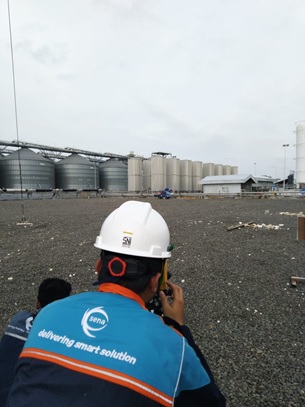 Pekerjaan onshore receiving facility (ORU), Teluk lamong oleh PT Solusi Energy Nusantara (“SENA”)